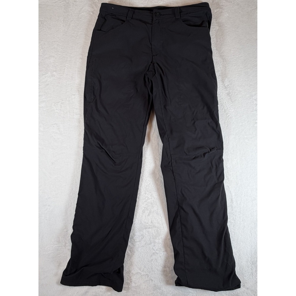 Orvis Pants Men's Sz 34x34 Black Fleece Lined Zip Pocket‎ Outdoor Cargo